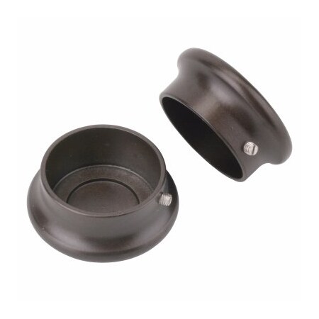 Knape & Vogt Pr Brz Pole End Caps CD-0017-BRZ
